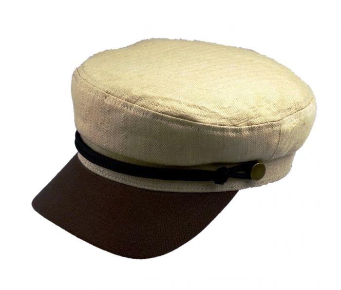 Herringbone Captain Hat