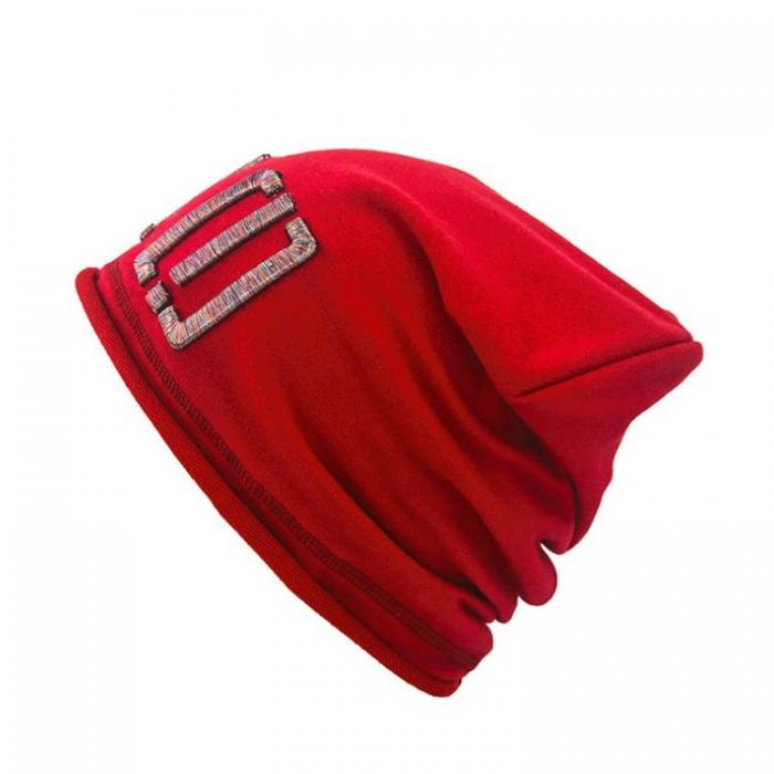 3D embroidery Winter Jersey Beanie
